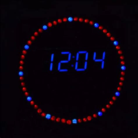 Charminer Electronic Clock DIY Kit Rotation LED Electronic Clock DIY ...