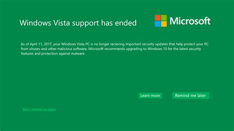 Windows Vista End of Support screen (WHAT IF?) by TimzUneeverse on ...