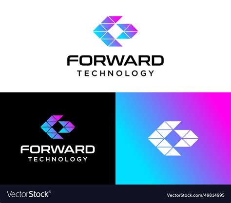 Forward logo Royalty Free Vector Image - VectorStock