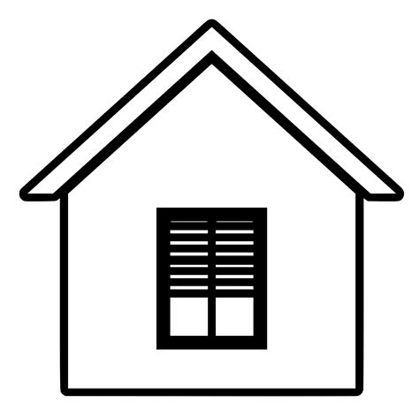 SVG > isolé maison - Image et icône SVG gratuite. | SVG Silh