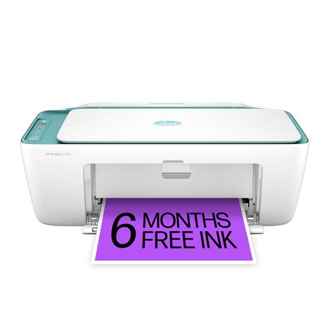 HP DeskJet 2742e Wireless Color All-in-One Inkjet Printer (Glacier) with 6 months of Instant Ink ...