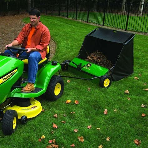 John Deere Lawn Sweeper Tow-Behind 24 cu. ft. Capacity Adjustable 6 Brush - Parts & Accessories