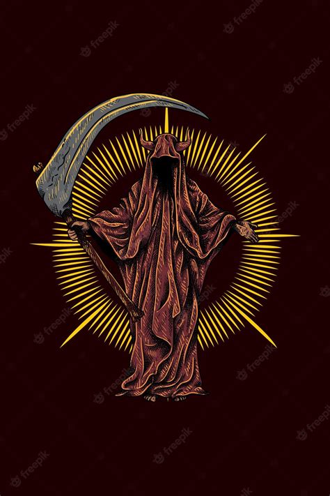 Premium Vector | Dark angel vector illustration