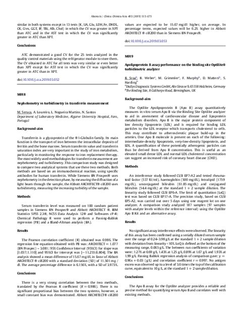 (PDF) Nephelometry vs turbidimetry in transferrin measurement | Nélio ...