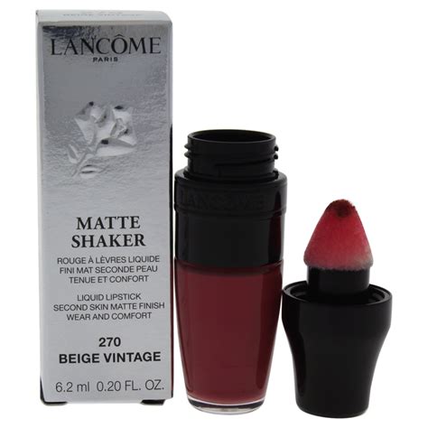 Lancome - Matte Shaker Liquid Lipstick - # 270 Beige Vintage by Lancome for Women - 0.2 oz ...