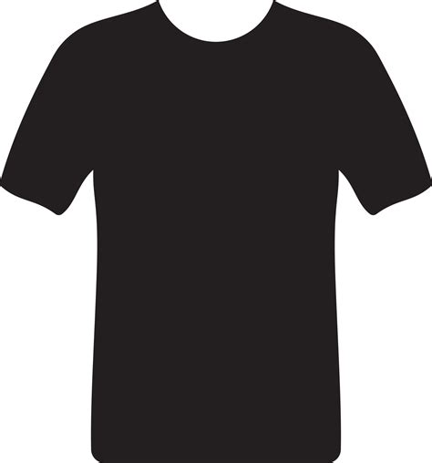 T-shirt blank mockup in black 4785556 Vector Art at Vecteezy