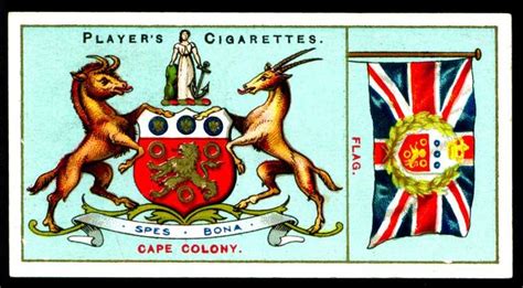 Cigarette Card - Arms & Flag of Cape Colony | Cape colony, Flag, Arms