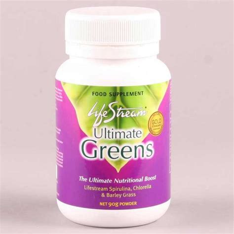 Ultimate Greens Supplement Powder in 90g from Lifestream