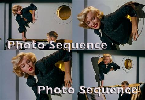 Marilyn Monroe George Winslow "Gentlemen Prefer Blondes" PHOTO Sequence #01