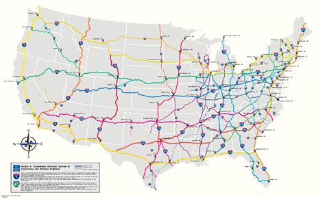 Map of US interstate highways : r/MapPorn