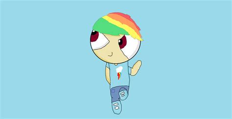 Ppg Rainbow dash (not finished) by bowserjrlover12 on DeviantArt