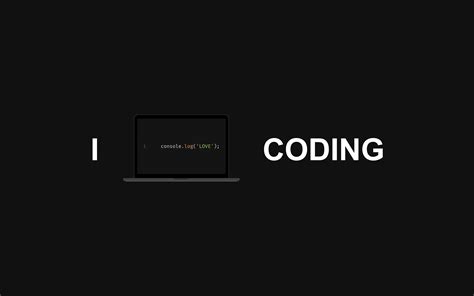 I Love Coding Log Wallpaper, HD Minimalist 4K Wallpapers, Images and Background - Wallpapers Den