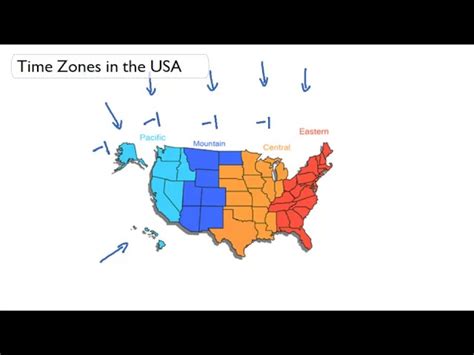 Usa Map With Time Zones