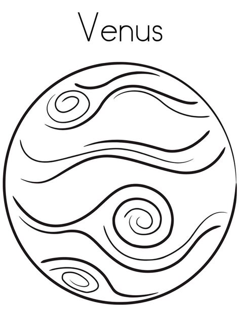 Planet coloring pages venus Solar System Coloring Pages, Planet Coloring Pages, Coloring Pages ...