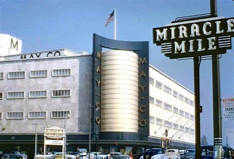 May Company department store, Wilshire Blvd, 1954