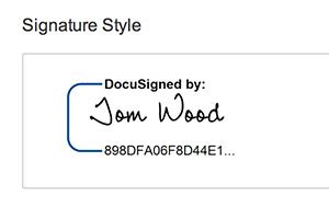 DocuSign eSignature detailed features.