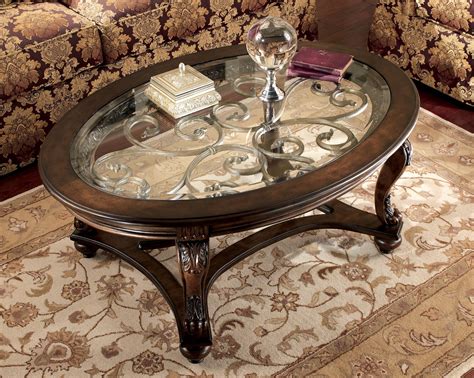 Norcastle Dark Brown Occasional Table Set from Ashley (T499) | Coleman Furniture