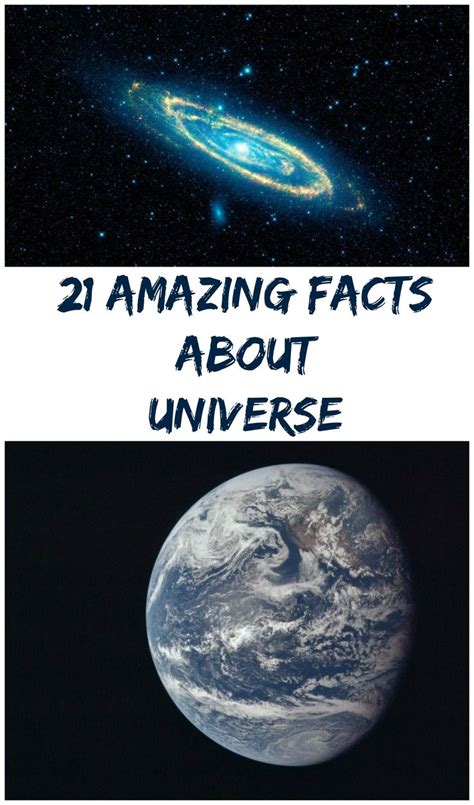 21 Amazing facts about Universe | Facts about universe, Fun facts, Facts