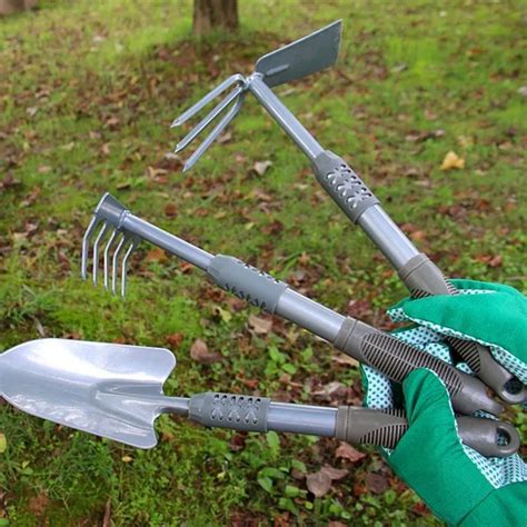 3pcs Multipurpose Shovel Rake Garden Plant Tool Set Potted Plants ...