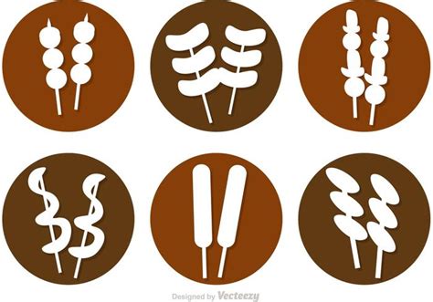 Street Food Icons Vectors 89637 Vector Art at Vecteezy