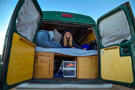 Spark Ideas with Epic Ford Econoline Camper Van Interior | Green Van Go