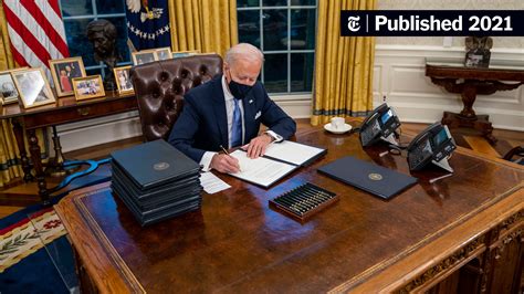 President Biden's 17 Executive Orders in Detail - The New York Times