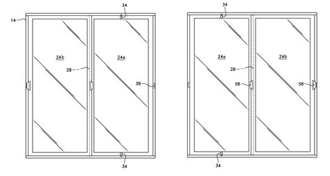 Patent US8336265 - Reversible sliding glass door - Google Patents