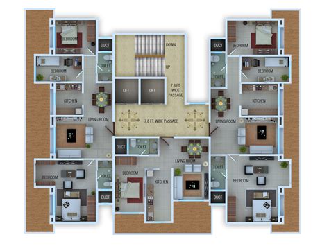 Rendered Floor plans and Isometric by Atul Kudchadker at Coroflot.com