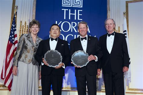 Governor Kemp Accepts James A. Van Fleet Award from The Korea Society | Georgia Department of ...