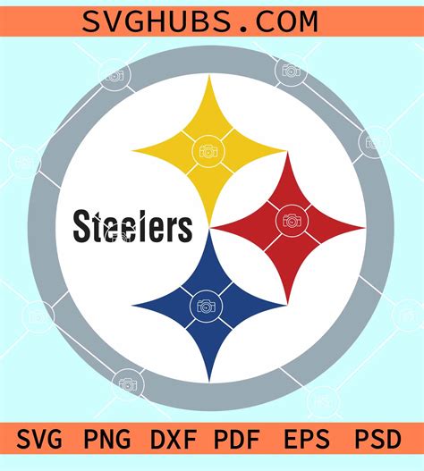 Pittsburgh Steelers logo SVG, Steelers circle logo svg, nfl svg