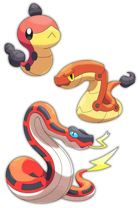 Fakemon: Loceam (Fire), Flamain (Fire) and Inferail (Fire/Electric). | Pokemon, Pokémon species ...