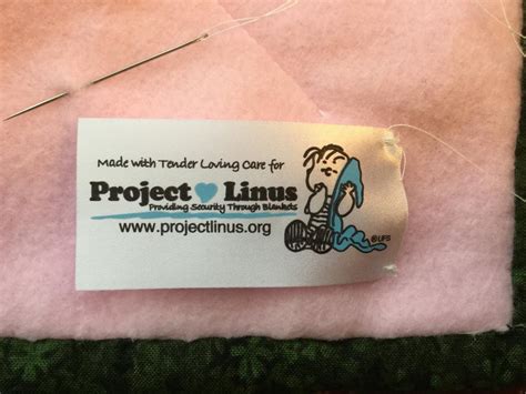 Labeling Project Linus Blankets – Humboldt County Project Linus