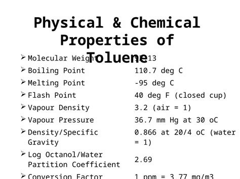 (PPTX) Properties of Toluene 3 - DOKUMEN.TIPS