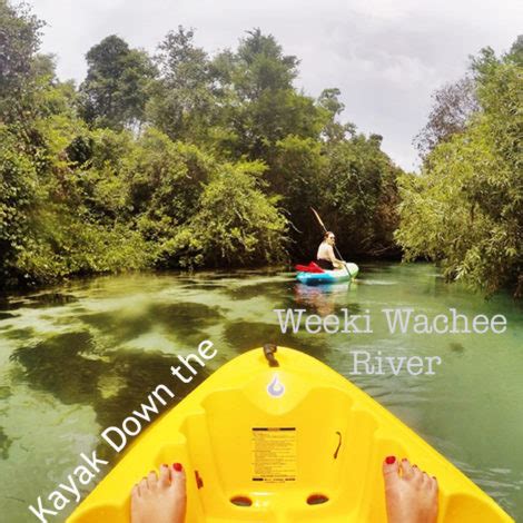 Kayaking Down the Weeki Wachee River - #travelcolorfully