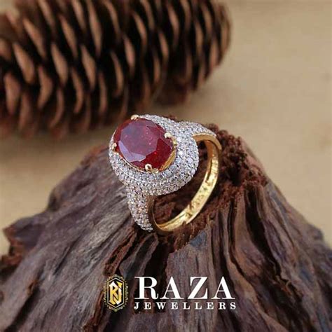 RUBY GOLD RING - Raza Jewellers