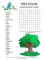 Tree House Word Search Puzzle - Puzzles to Play