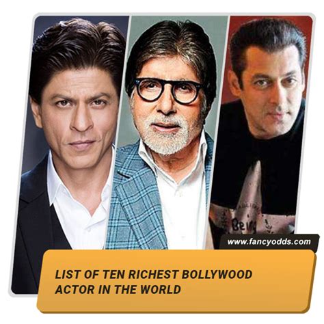 List Of Ten Richest Bollywood Actor In The World | Top Ten Worlds ...