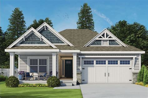 Craftsman Home - 3 Bedrms, 2.5 Baths - 1886 Sq Ft - Plan #120-2563