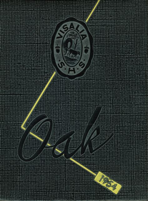 1954 yearbook from Visalia High School from Visalia, California for sale