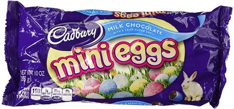 Cadbury Easter Candy Coated Mini Eggs (Milk Chocolate, 10 Ounce) - PACK ...