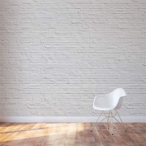 White Brick Wall Mural Don't you just love the look of old exposed bricks? We do too! Great for ...