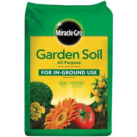 Miracle-Gro 2 cu. ft. Garden Soil for Flowers and Vegetables-73452430 - The Home Depot