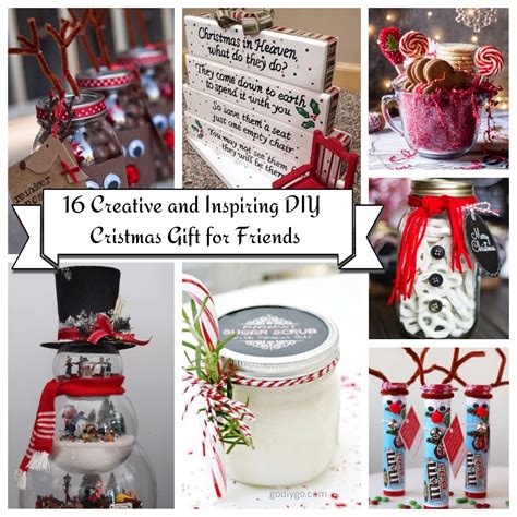 16 Creative and Inspiring DIY Christmas Gift for Friends - GODIYGO.COM