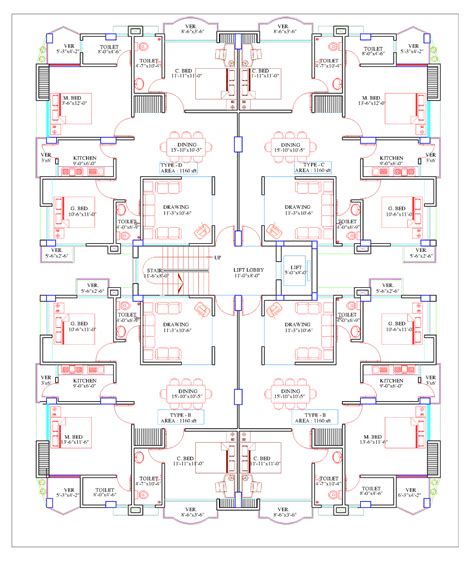 Different Types of Residential Building Plans and Designs - First Floor ...