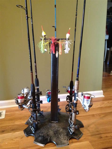 Fishing pole holder | Diy fishing rod holder, Diy fishing rod, Fishing diy