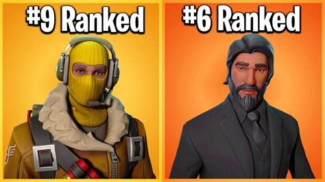 RANKING EVERY LEGENDARY SKIN IN FORTNITE FROM WORST TO BEST - YouTube