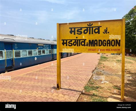 Madgaon train hi-res stock photography and images - Alamy