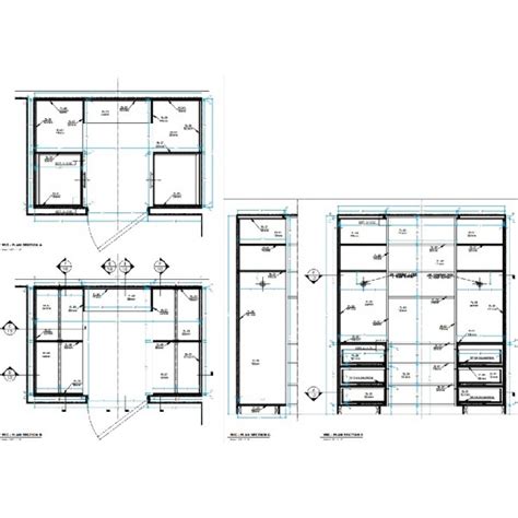 Kitchen Cabinets Shop Drawings