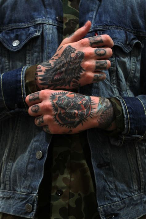 Guy's Hands Tattoos