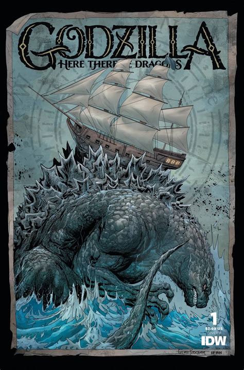 APR231559 - GODZILLA HERE THERE BE DRAGONS #1 CVR B KIRKHAM - Previews ...